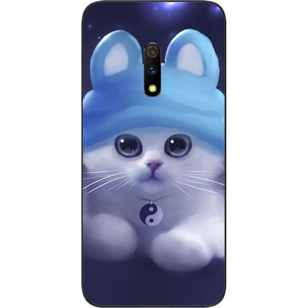 

Силиконовый бампер Casemarket для Realme X с картинкой Котик