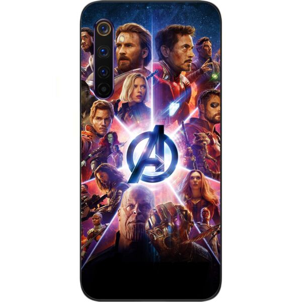 

Чехол Casemarket с картинкой силиконовый для Realme 6 Pro Мстители