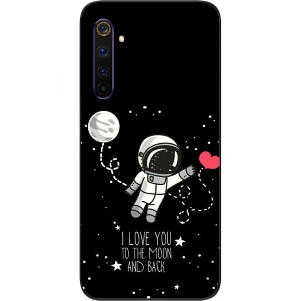 

Оригинальный силиконовый чехол Casemarket для Realme 6 Pro с картинкой Любовь до луны
