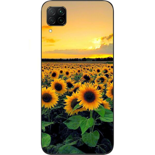

Чехол силиконовый Casemarket с картинкой для Huawei P40 Lite Подсолнухи