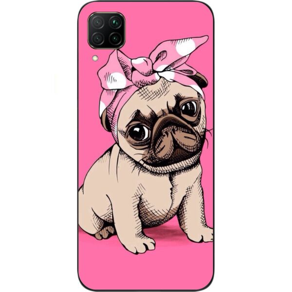 

Чехол Casemarket с картинкой силиконовый для Huawei P40 Lite Мопсик