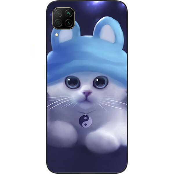 

Силиконовый бампер Casemarket для Huawei P40 Lite с картинкой Котик