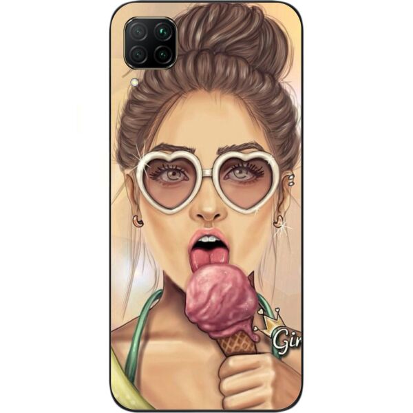 

Оригинальный TPU чехол Casemarket для Huawei P40 Lite с картинкой Девушка