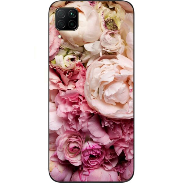 

Оригинальный TPU чехол Casemarket для Huawei P40 Lite с картинкой Пионы