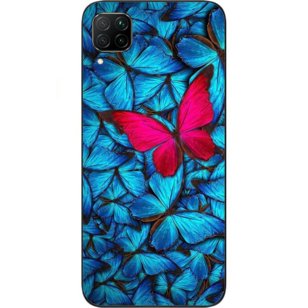 

Оригинальный TPU чехол Casemarket для Huawei P40 Lite с картинкой Бабочка