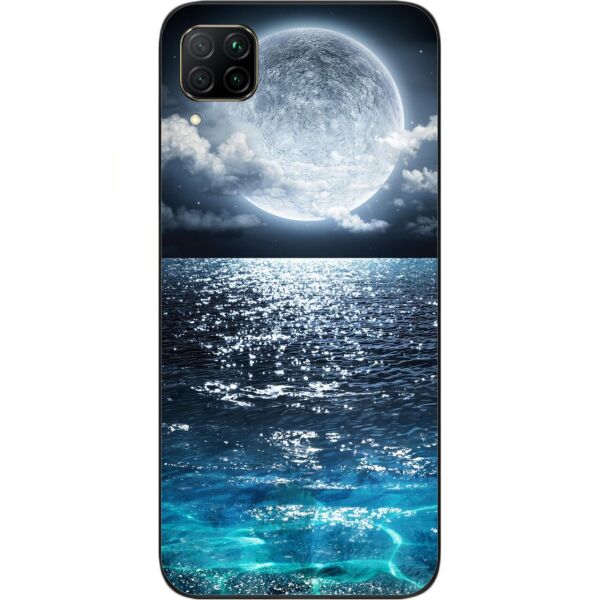 

Чехол силиконовый Casemarket для Huawei P40 Lite с картинкой Луна