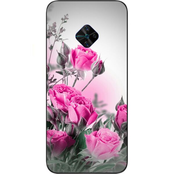

Силиконовый бампер Casemarket с изображением для Vivo V17 Розовые розы