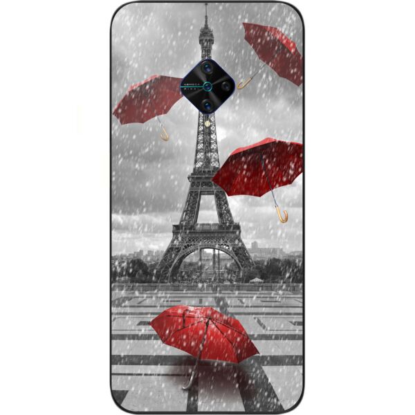 

Оригинальный силиконовый чехол Casemarket для Vivo V17 с картинкой Париж