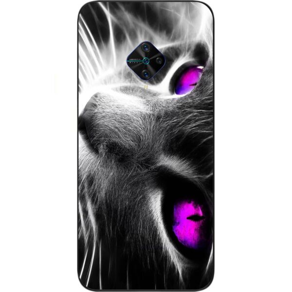 

Оригинальный бампер Casemarket для Vivo V17 с картинкой Красивый кот