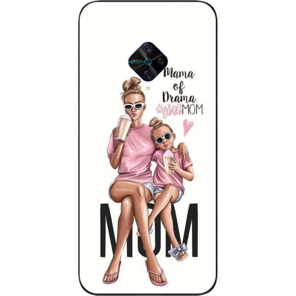 

Оригинальный TPU чехол Casemarket для Vivo V17 с картинкой Мама с дочкой