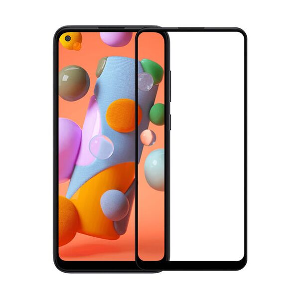 

Захисне скло Glass 6D Full Glue для Samsung A115 Galaxy A11/M115 Galaxy M11 (Чорний)