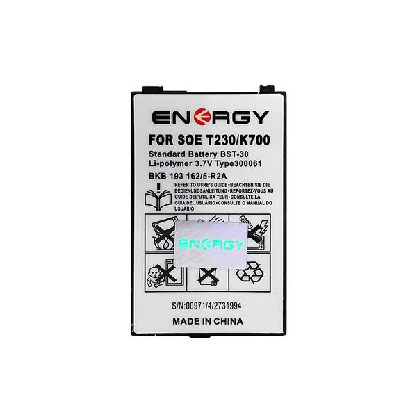 

Акумулятор iEnergy для Sony Ericsson BST-30 K700
