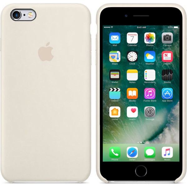 

Чехол накладка xCase на iPhone 5/5s/se Silicone Case молочный (3)