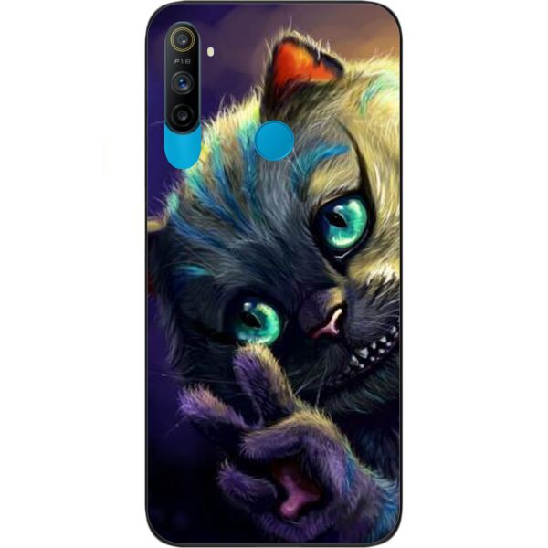 

Чехол силиконовый Casemarket с картинкой для Realme C3 Чеширский кот