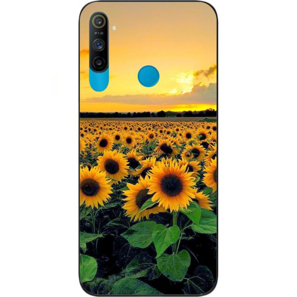 

Чехол силиконовый Casemarket с картинкой для Realme C3 Подсолнухи