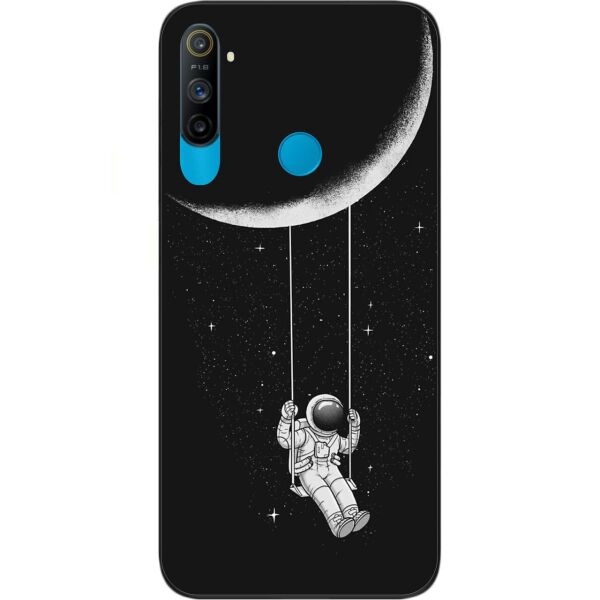 

Силиконовый бампер Casemarket с изображением для Realme C3 Лунные качели