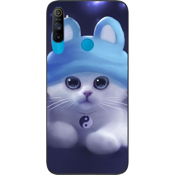 

Силиконовый бампер Casemarket с изображением для Realme C3 Котик