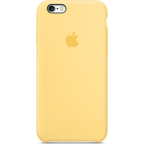 

Чехол накладка xCase на iPhone 6/6s Silicone Case желтый (14)