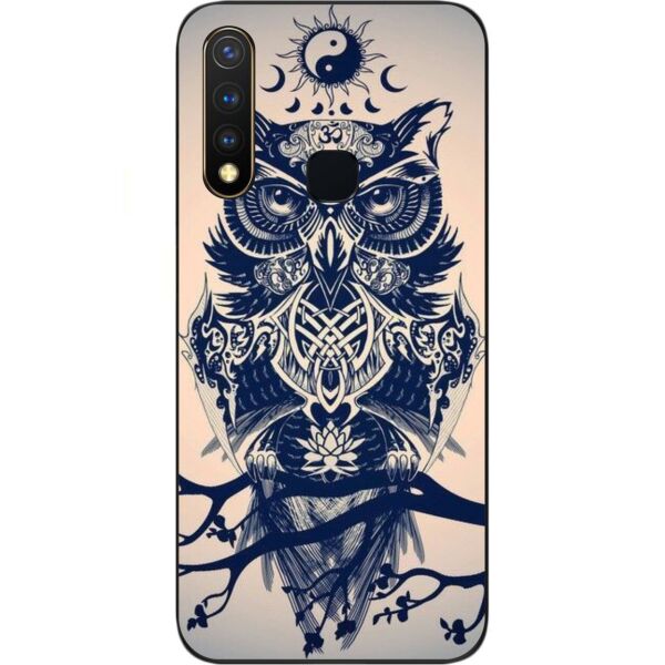 

Чехол Casemarket с картинкой силиконовый для Vivo Y19 Филин