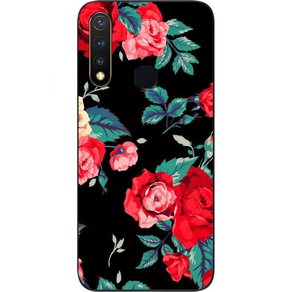 

Силиконовый бампер Casemarket с изображением для Vivo Y19 Красные розы