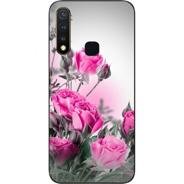 

Силиконовый бампер Casemarket с изображением для Vivo Y19 Розовые розы