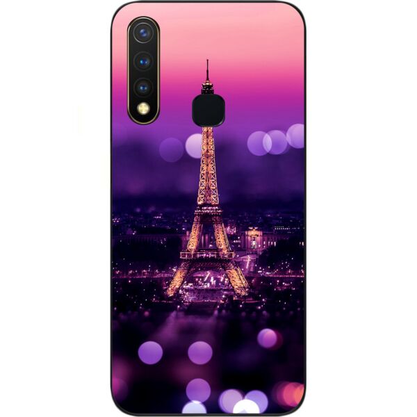 

Оригинальный силиконовый чехол Casemarket для Vivo Y19 с картинкой Париж ночью