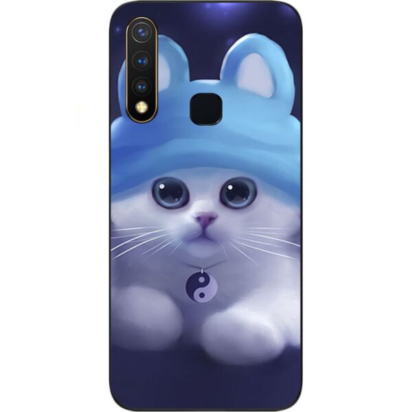 

Оригинальный бампер Casemarket для Vivo Y19 с картинкой Котик