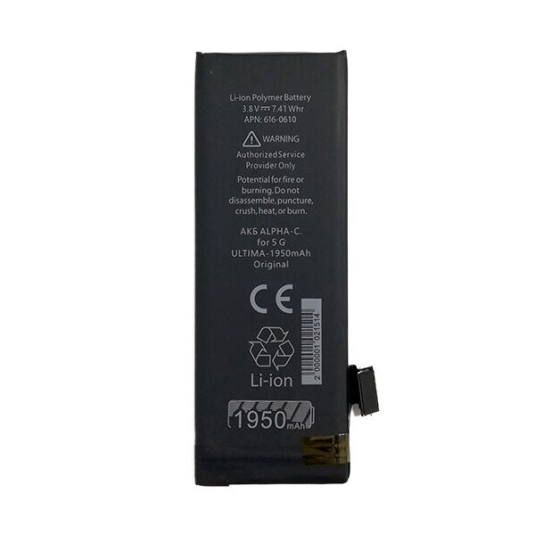 

Акумулятор Alpha-C Ultima для iPhone 5 (1950mAh)
