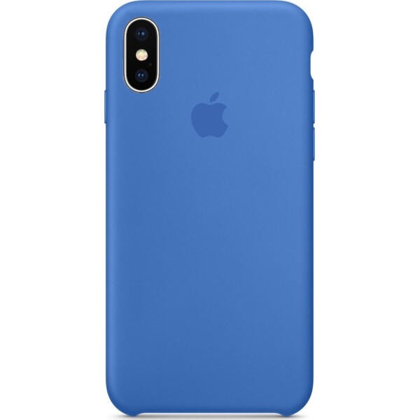 

Чехол накладка xCase для iPhone X/XS Silicone Case синий