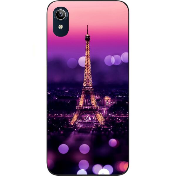 

Оригинальный силиконовый чехол Casemarket для Vivo Y91C с картинкой Париж ночью