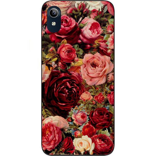 

Чехол силиконовый Casemarket для Vivo Y91C с картинкой Пионы