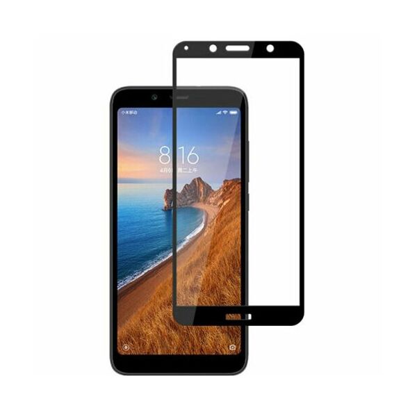 

Захисне скло Glass 5D Premium для Xiaomi Redmi 7A (Чорний)