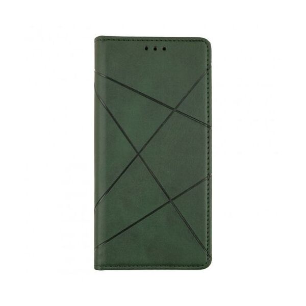 

Чохол-книжка Business Leather для Samsung S21 (Зелений)