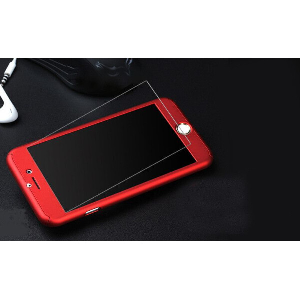 

Чехол накладка xCase на iPhone 7 Plus/8 plus Full Cover 360 Logo красный
