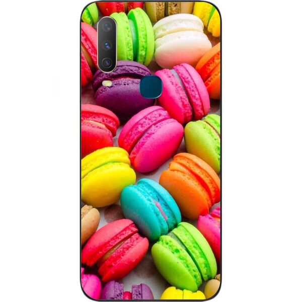 

Силиконовый бампер Casemarket с изображением для Vivo Y17 Макаруны