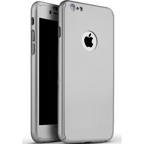 

Чехол накладка xCase на iPhone 7/8 Full Cover 360 Logo серебро