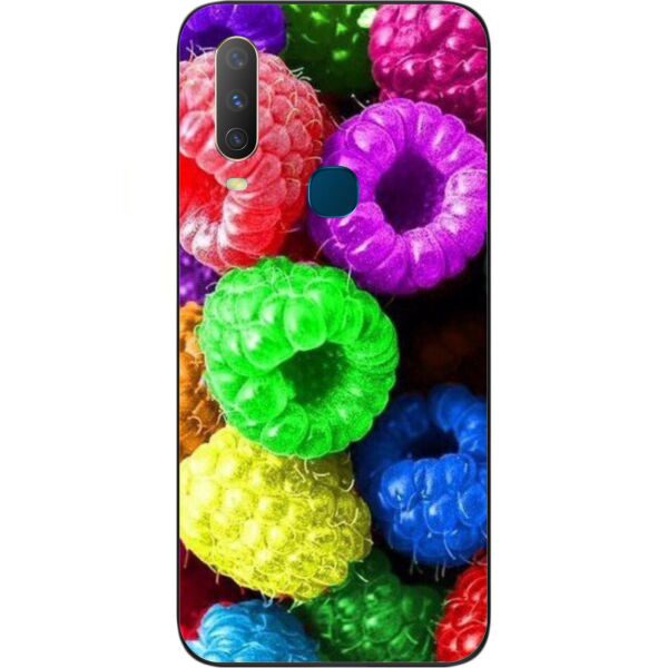 

Оригинальный бампер Casemarket для Vivo Y17 с картинкой Малина