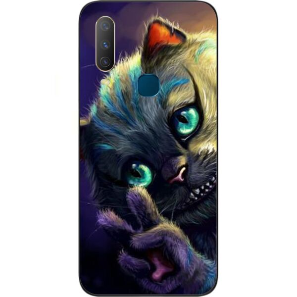

Чехол силиконовый Casemarket с картинкой для Vivo Y15 Чеширский кот
