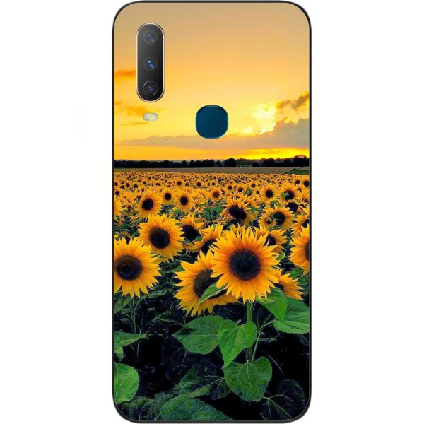 

Чехол силиконовый Casemarket с картинкой для Vivo Y15 Подсолнухи