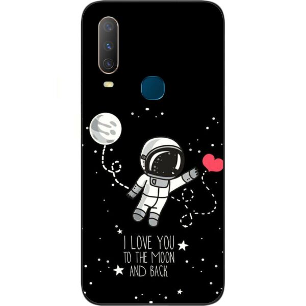 

Оригинальный силиконовый чехол Casemarket для Vivo Y15 с картинкой Любовь до луны