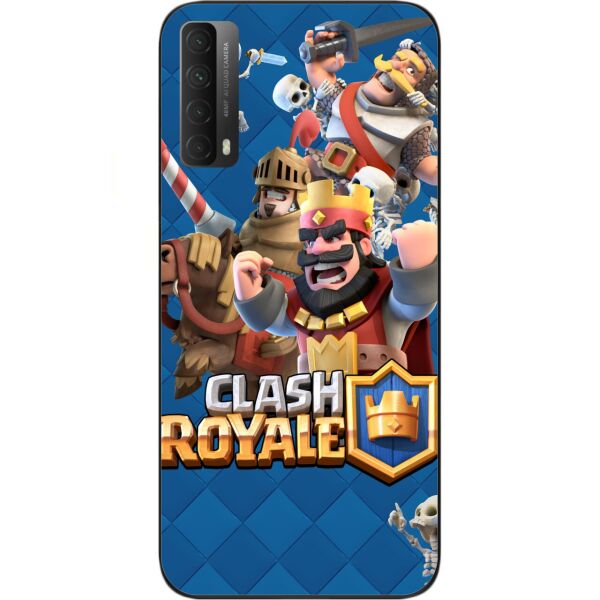 

Силиконовый бампер SMTT для Huawei P Smart 2021 с картинкой игра Clash Royale герои