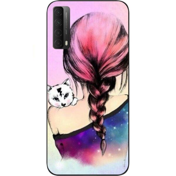 

Оригинальный бампер SMTT для Huawei P Smart 2021 с картинкой Котик на плече
