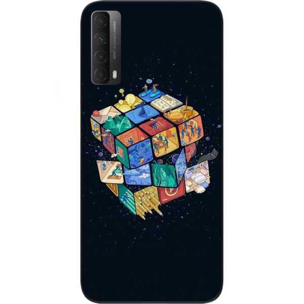

Оригинальный бампер SMTT для Huawei P Smart 2021 с картинкой Кубик
