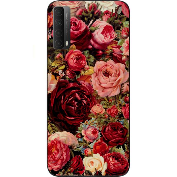 

Чехол силиконовый SMTT для Huawei P Smart 2021 с картинкой Пионы