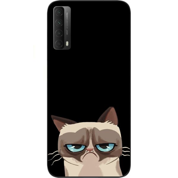 

Чехол силиконовый SMTT для Huawei P Smart 2021 с картинкой Котяра