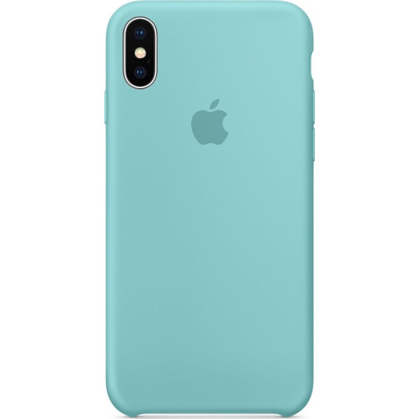 

Чехол накладка xCase для iPhone X/XS Silicone Case светло-бирюзовый