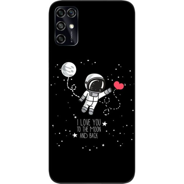 

Чехол силиконовый SMTT для ZTE Blade V2020 Smart с картинкой Любовь до луны