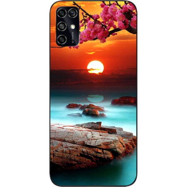 

Оригинальный силиконовый чехол SMTT для ZTE Blade V2020 Smart с картинкой Красивый закат