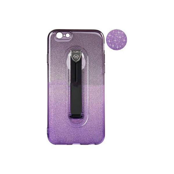 

Чехол накладка для iPhone X/XS Remax Glitter Hold Series Black/Violet