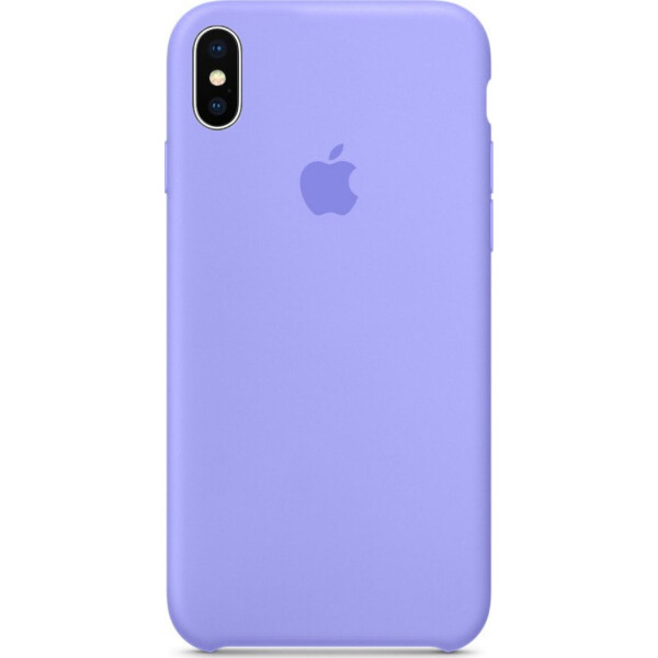 

Чехол накладка xCase для iPhone X/XS Silicone Case фиалковый (glycine)